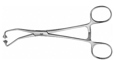 КОРНЦАНГ ДЛЯ БІЛИЗНИ, ВИГНУТИЙ, 150 ММ